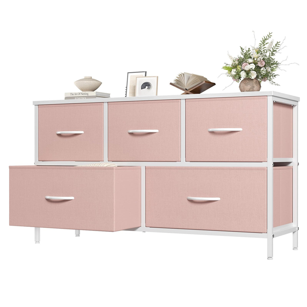 Pink 5 Drawer Dresser U461959