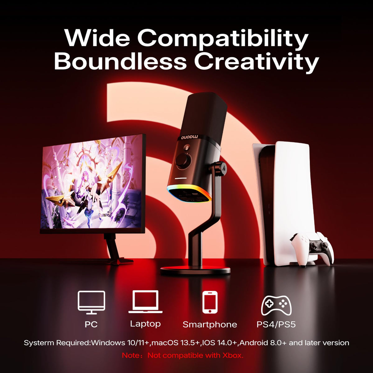 Wireless Dynamic Gaming Microphone S58851