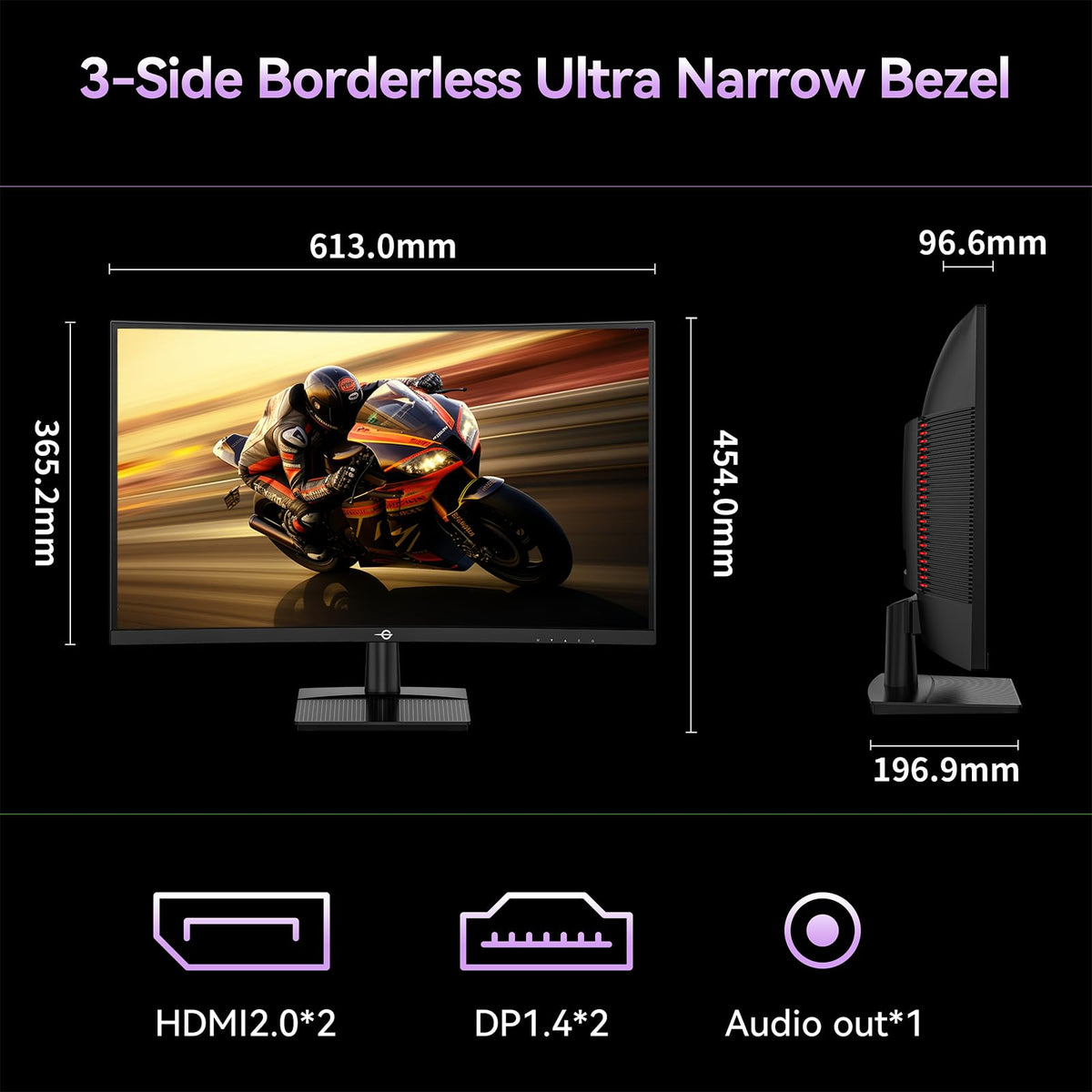 27" Curved QHD 240Hz Fast-VA 1ms Gaming Monitor Y8357