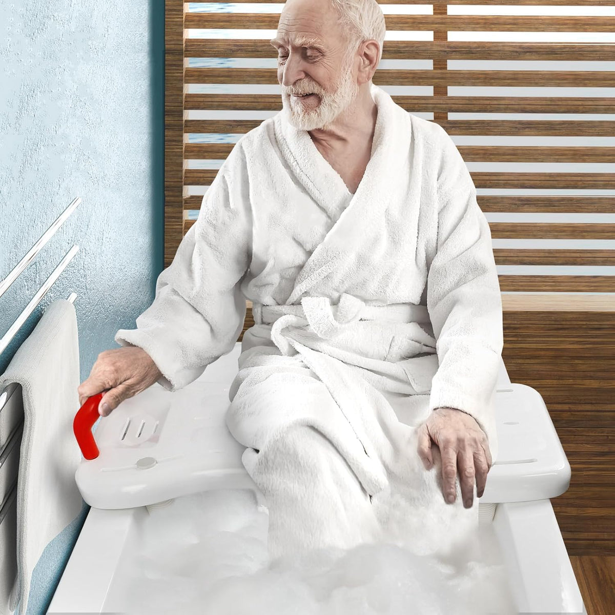 Rotating Tub Transfer Bench with Handle, 300 lbs W924
