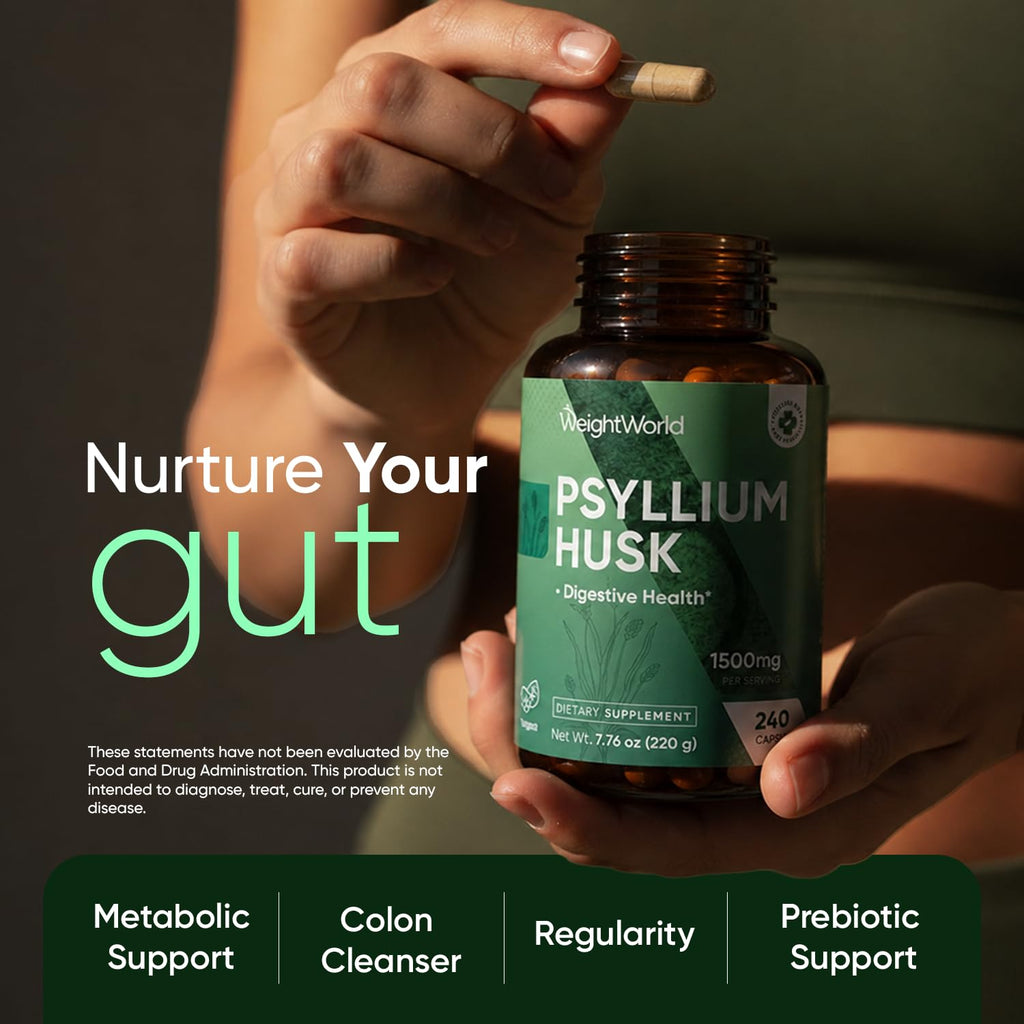 Psyllium Husk Capsules 1500mg E957871
