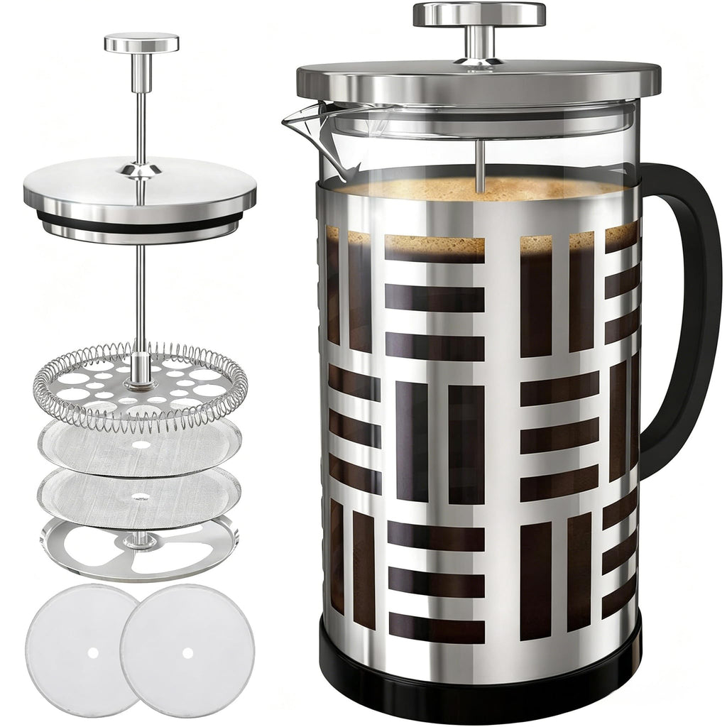 34 oz Brushed Stainless French Press R112