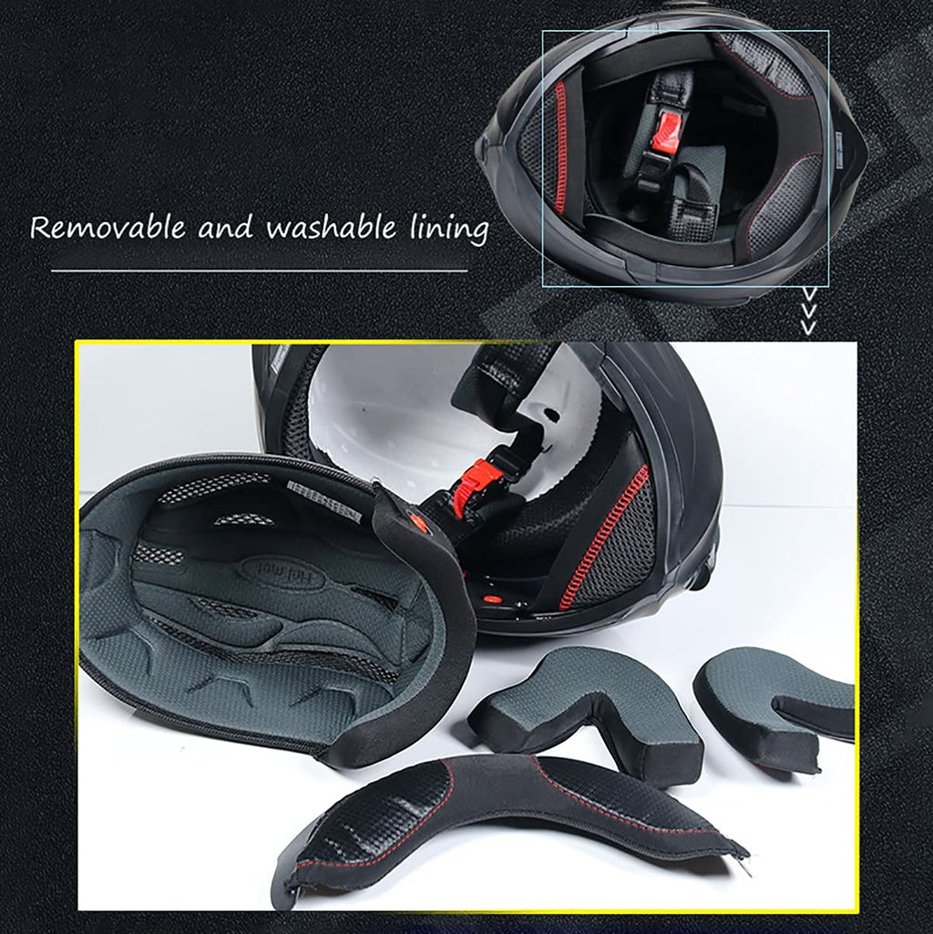 Bluetooth Modular Full Face Motorcycle Helmet DOT ECE E324244