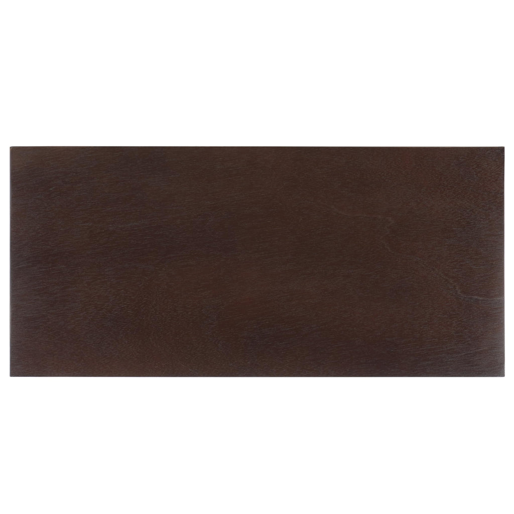 Dark Oak 2-Shelf 1-Drawer Console Table Z1448