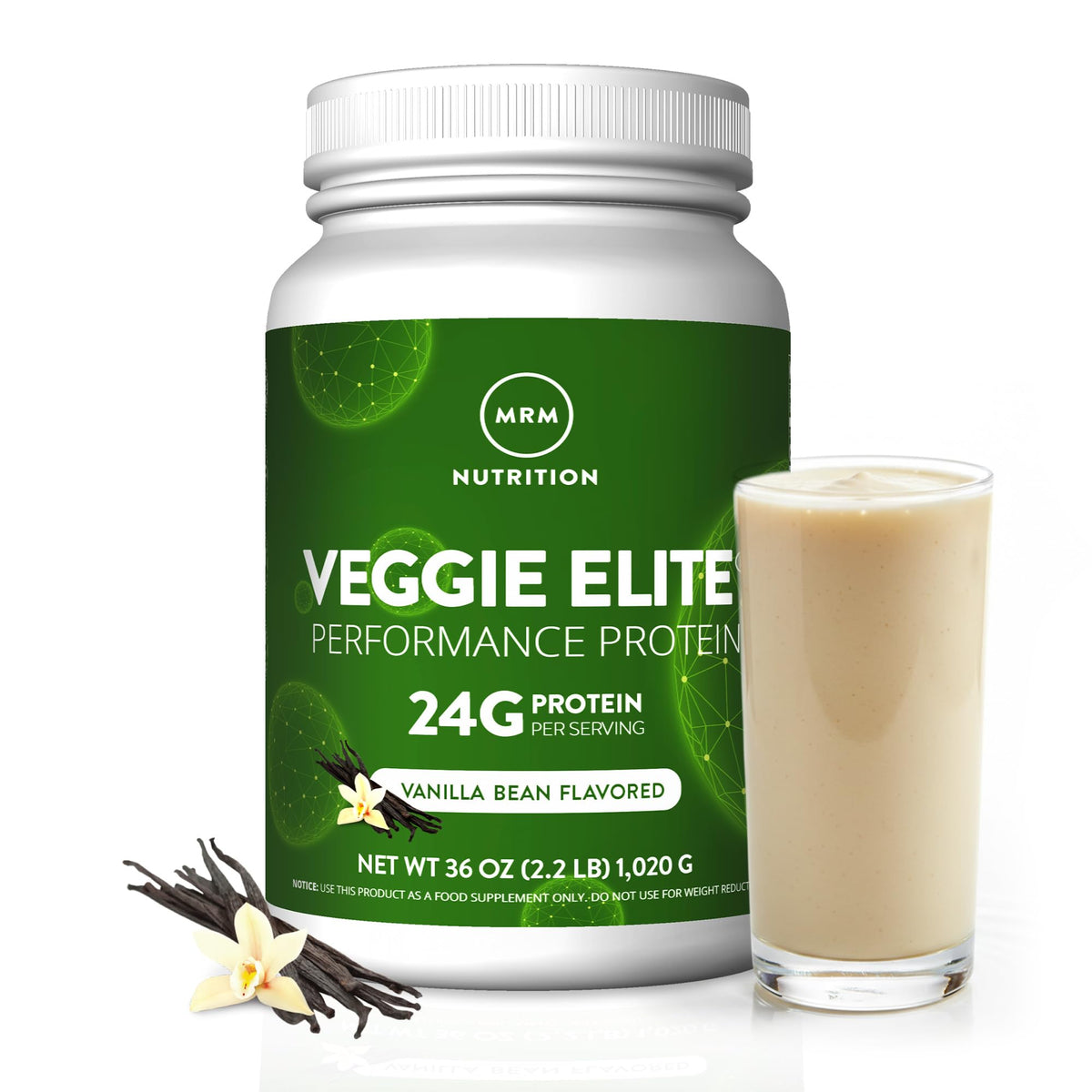 Vegan Vanilla Bean Protein 30 Servings H660