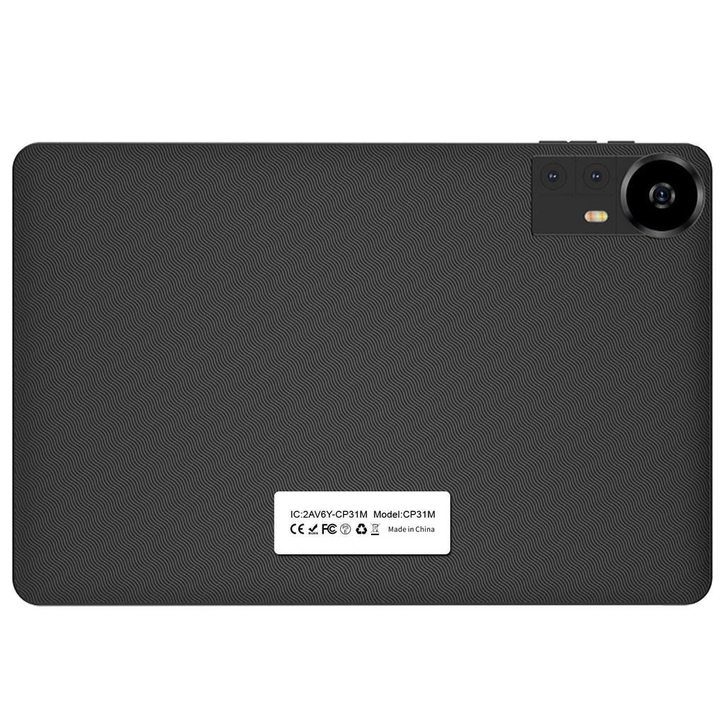 Android 16 Tablet 10 Inch 20GB RAM 128GB ROM Black P909