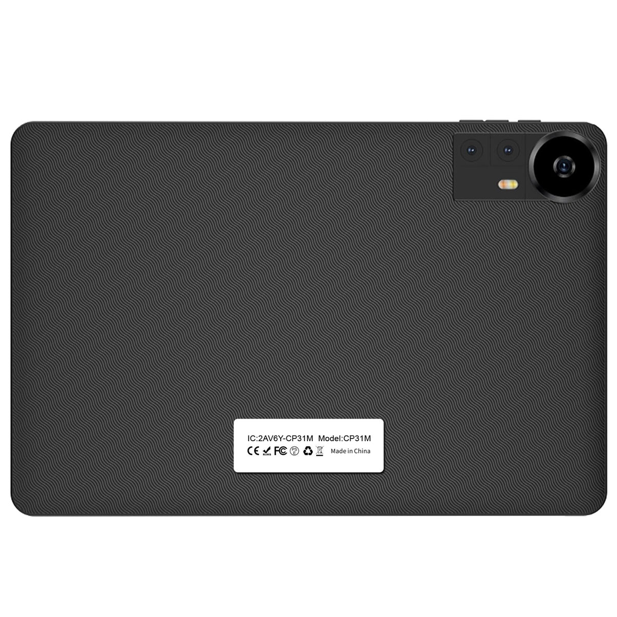 Android 16 Tablet 10 Inch 20GB RAM 128GB ROM Black P909