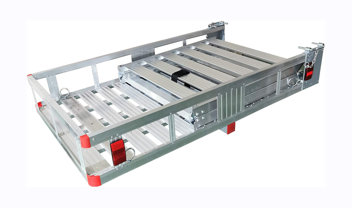 Aluminum Hitch Mount Wheelchair Carrier with Folding Ramp C699723