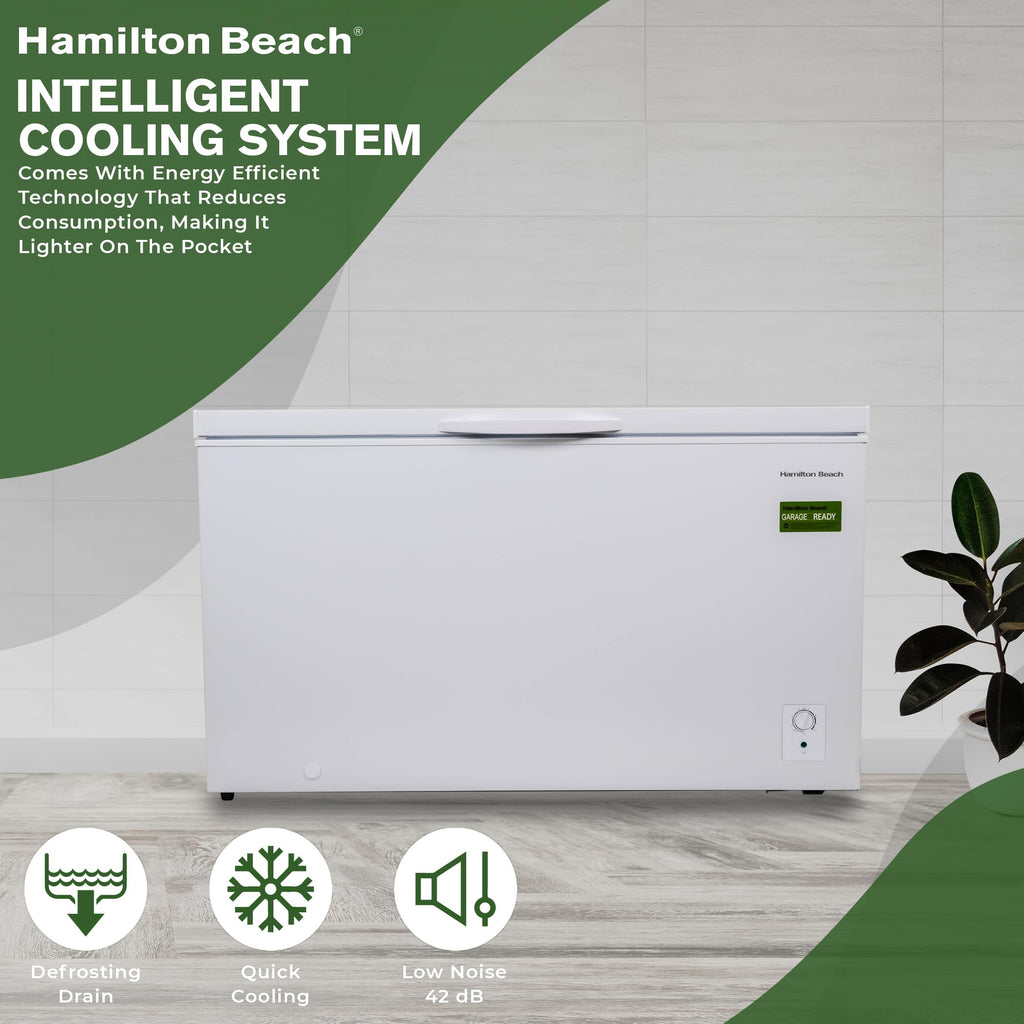 White 14 cu ft Chest Freezer D842