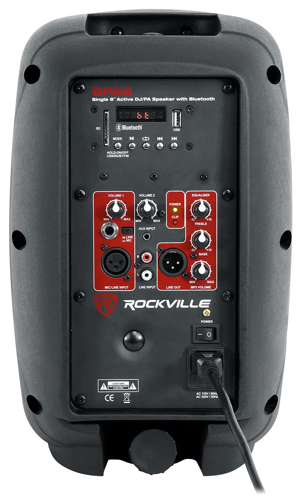 8" Powered PA Speaker with Bluetooth T22280