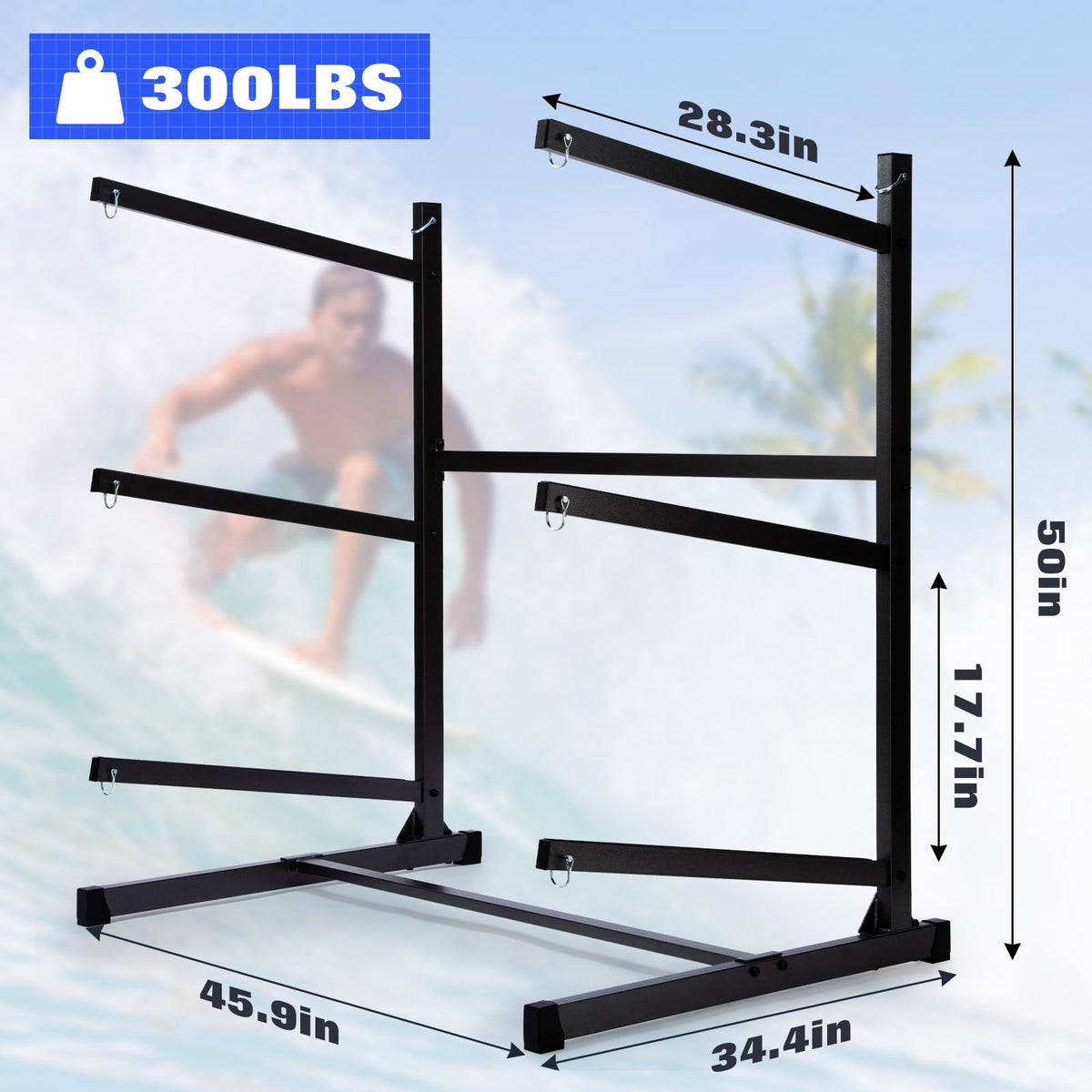 Heavy Duty Kayak Storage Rack A36450
