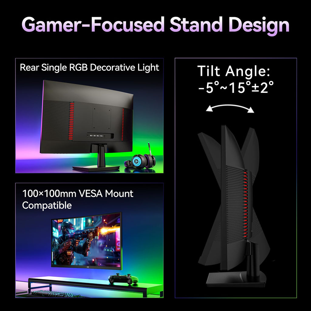 27" Curved QHD 240Hz Fast-VA 1ms Gaming Monitor Y8357