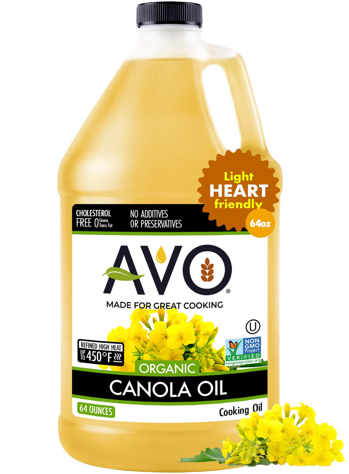 Organic Canola Oil, 64 Fl Oz J7862