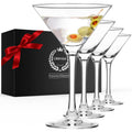 Hand Blown Crystal Martini Glasses Set of 4 R5336