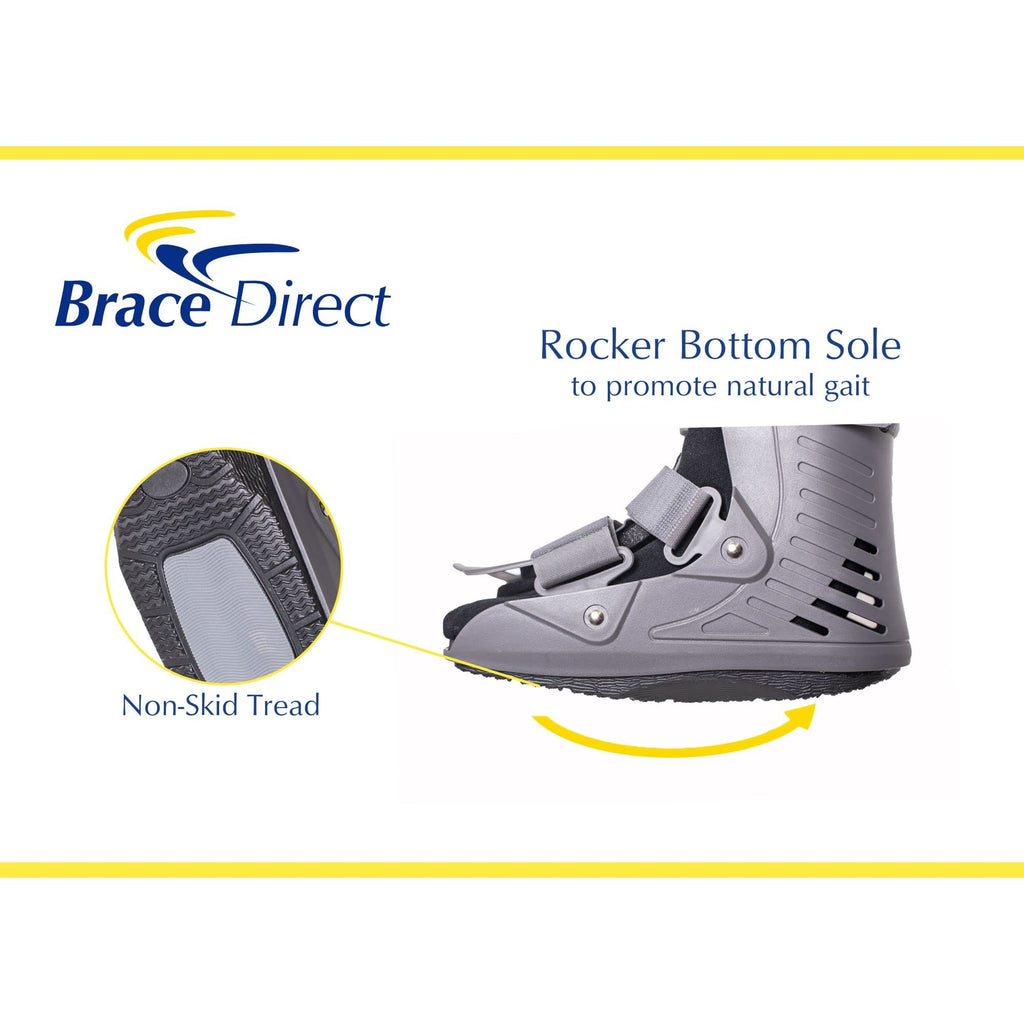 Ultra Light Short Full Shell Walking Boot + Ankle & Foot Reusable Ice Pack D7633