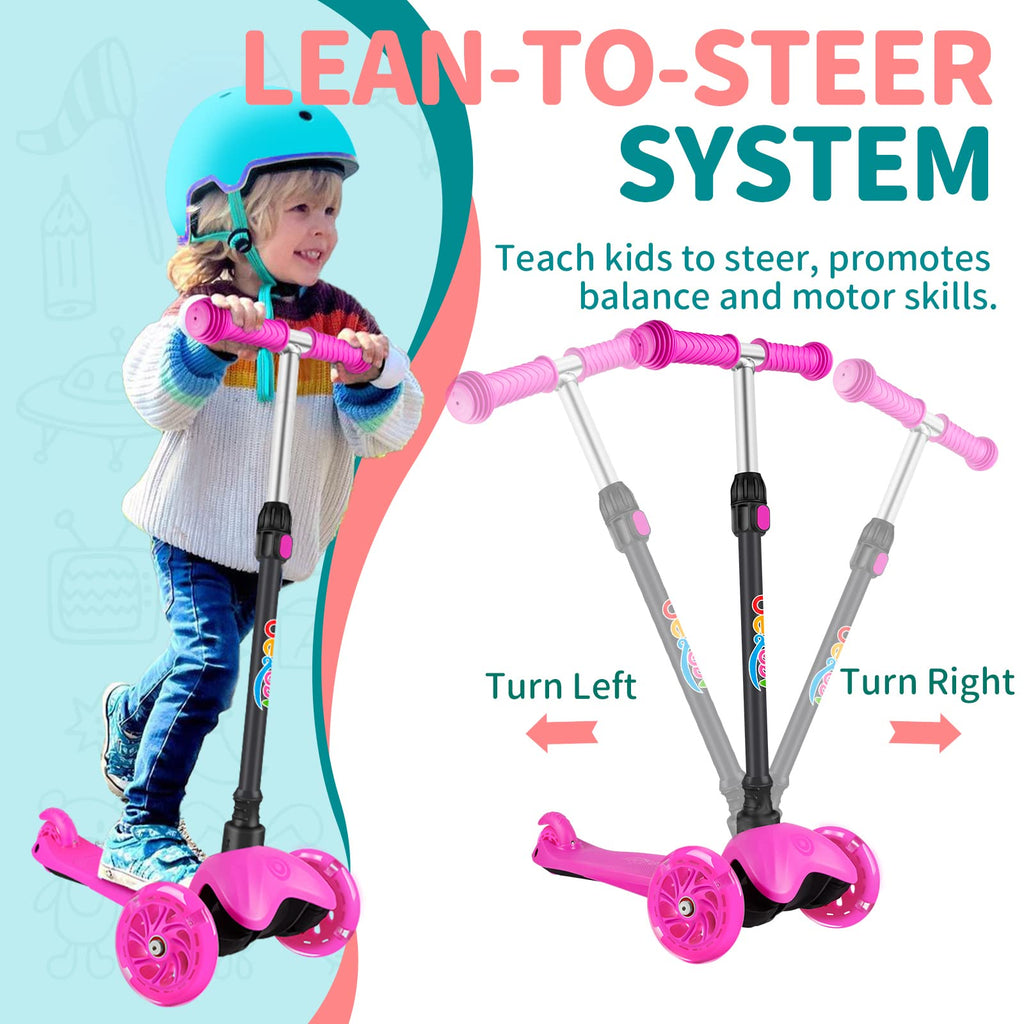 3 Wheel Kids Scooter with Light up Wheels W287