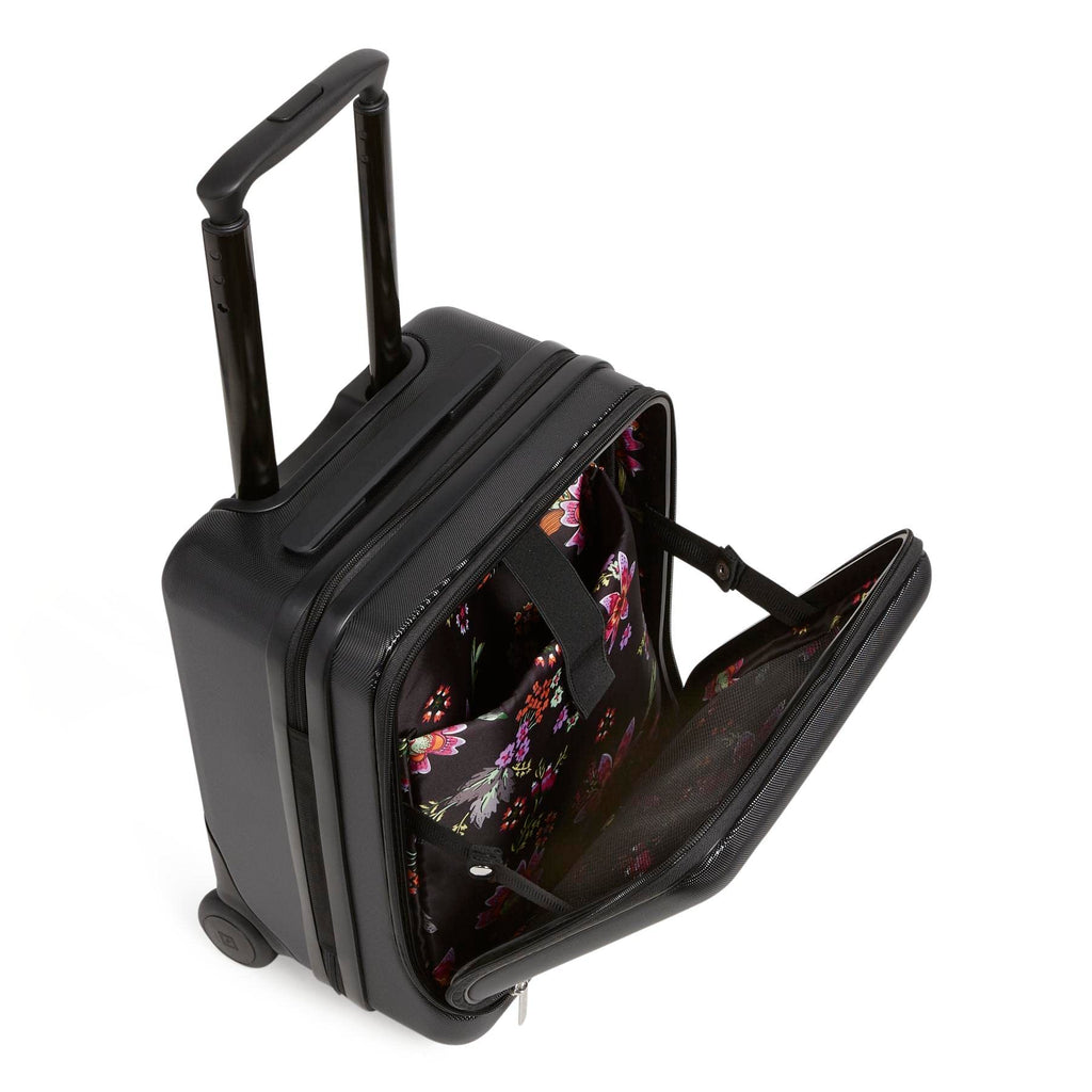 Black Hardside Underseat Rolling Suitcase Z7587