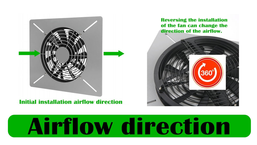 Exhaust Fan Reversible Airflow O1642
