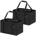 2 Pack Large Utility Tote Bag with Metal Wire Frame B338
