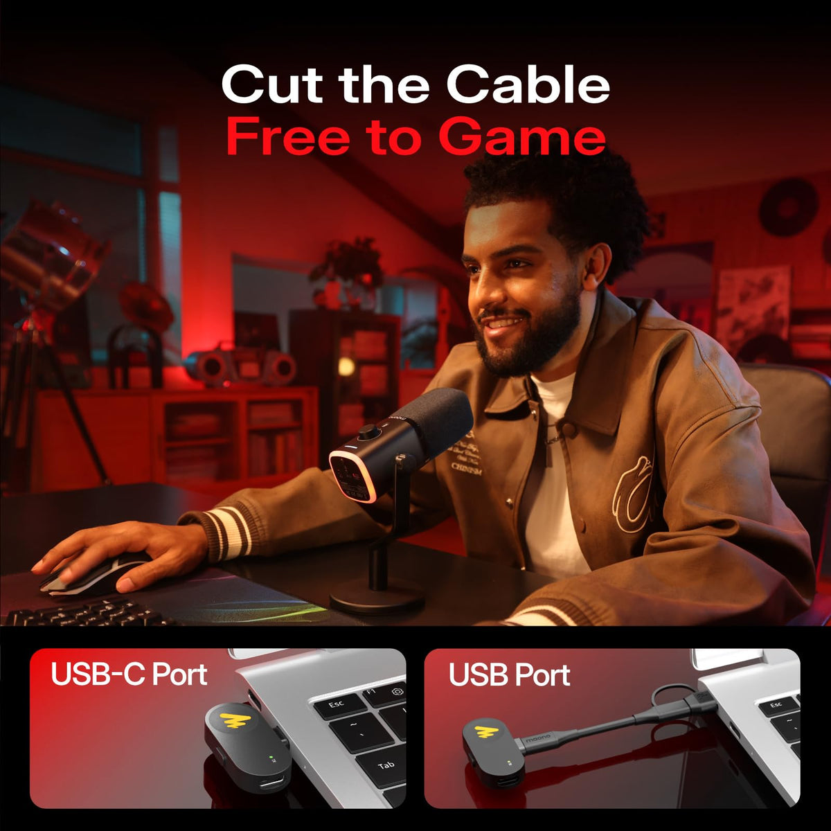 Wireless Dynamic Gaming Microphone S58851