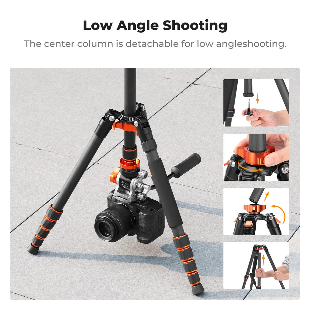 Carbon Fiber Tripod with Fluid Head F132