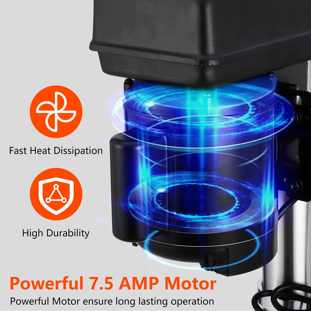 13 in 7.5 Amp Variable Speed Cast Iron Drill Press B90480