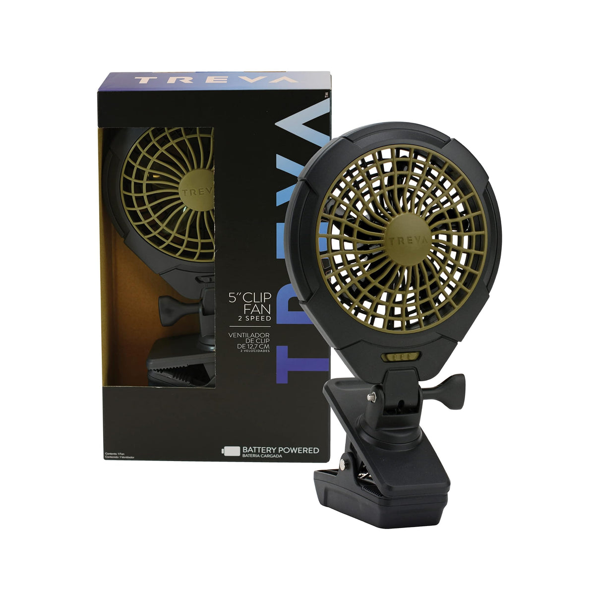 5 in Battery Powered Clip Fan W54374