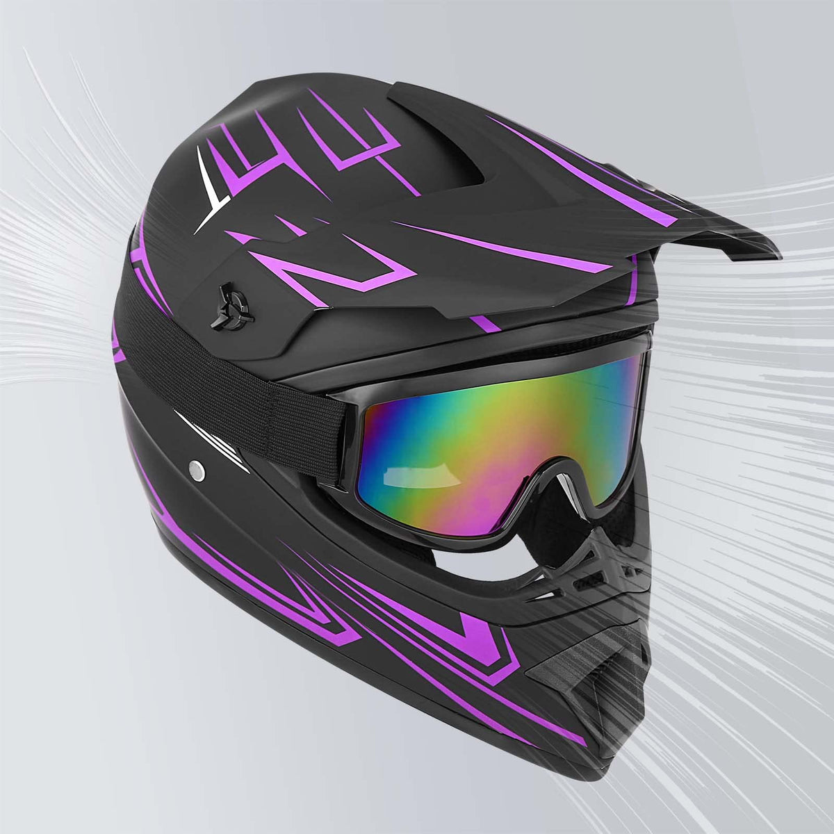 Youth Kids DOT Approved Full Face Motocross Helmet Q742946