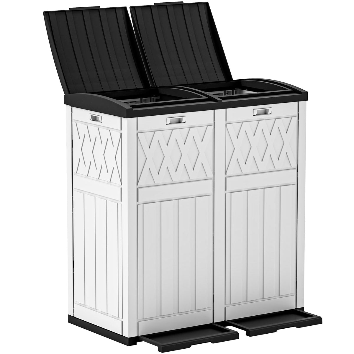 72-Gallon Dual Outdoor Trash Can E4588