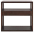 Dark Oak 2-Shelf 1-Drawer Console Table Z1448