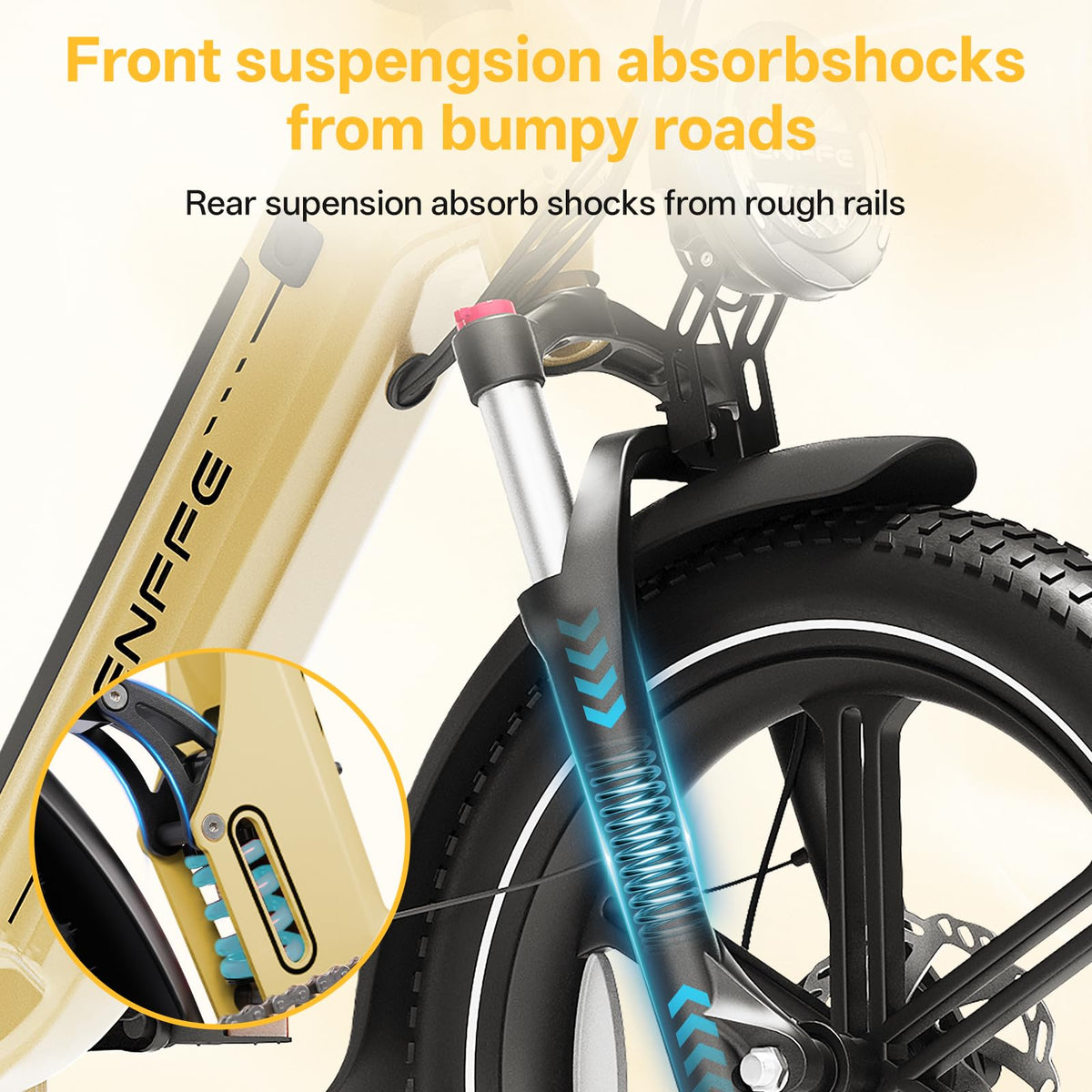 Foldable 7-Speed 20"×4 Fat Tire Electric Bike T298386