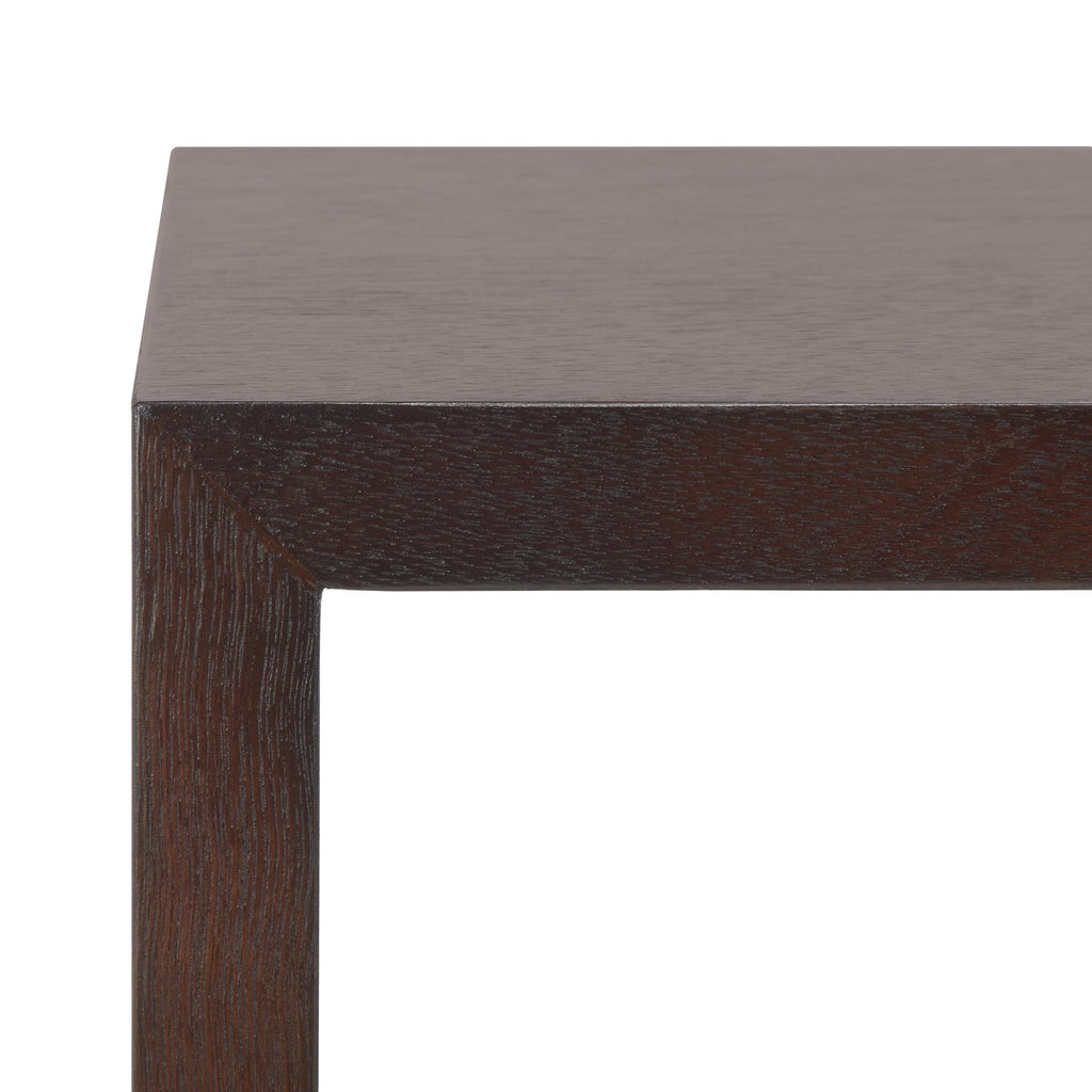Dark Oak 2-Shelf 1-Drawer Console Table Z1448