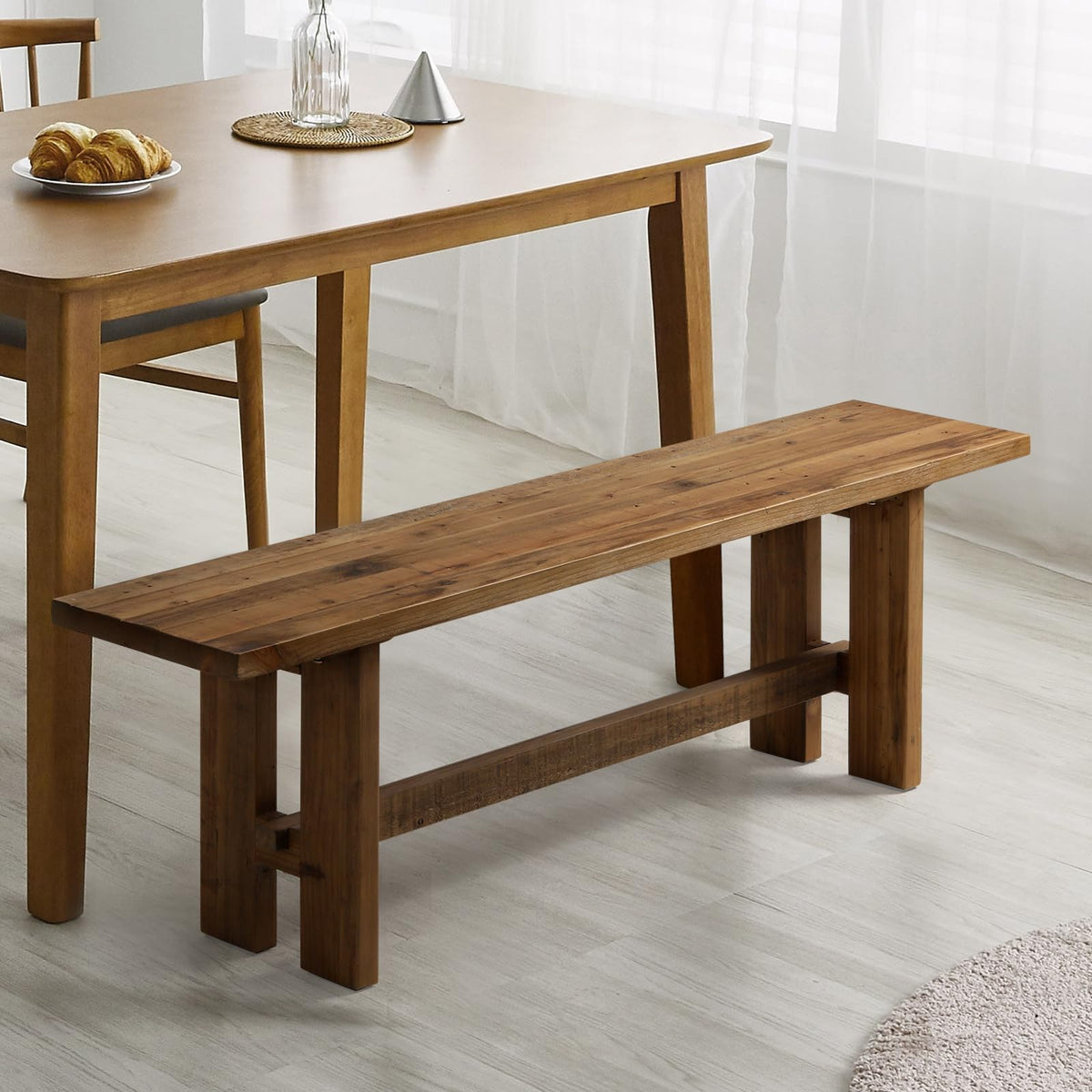 Solid Wood Bench Y501