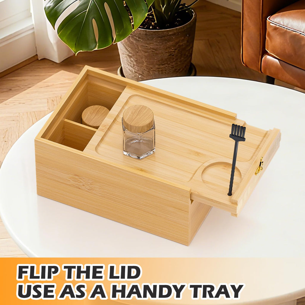 Bamboo Storage Box with Lid T858