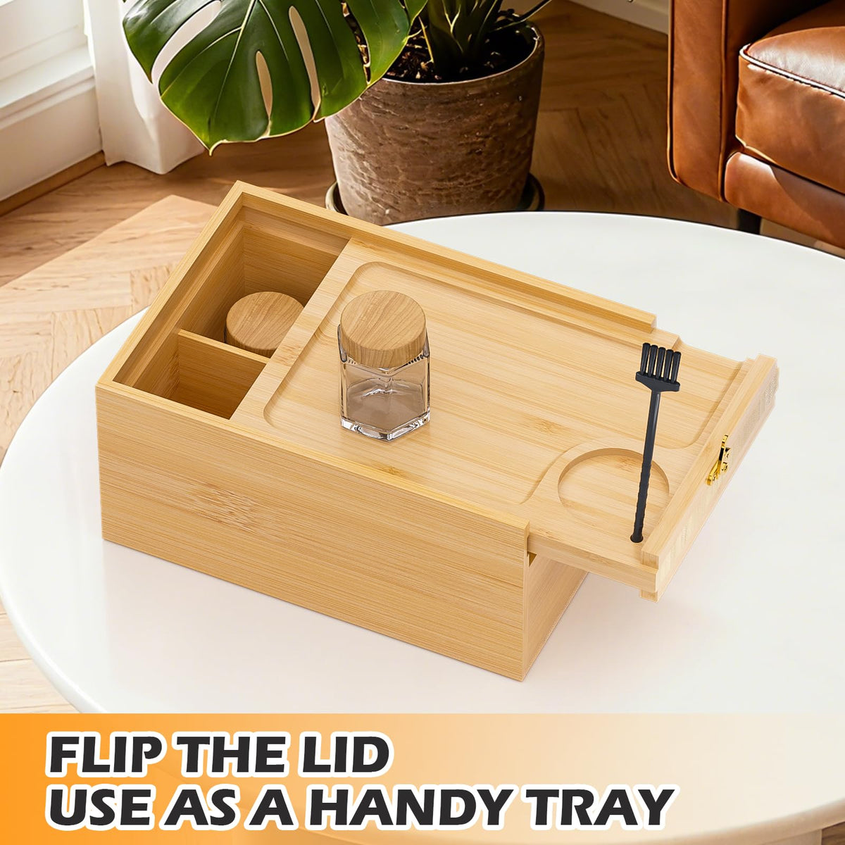 Bamboo Storage Box with Lid T858