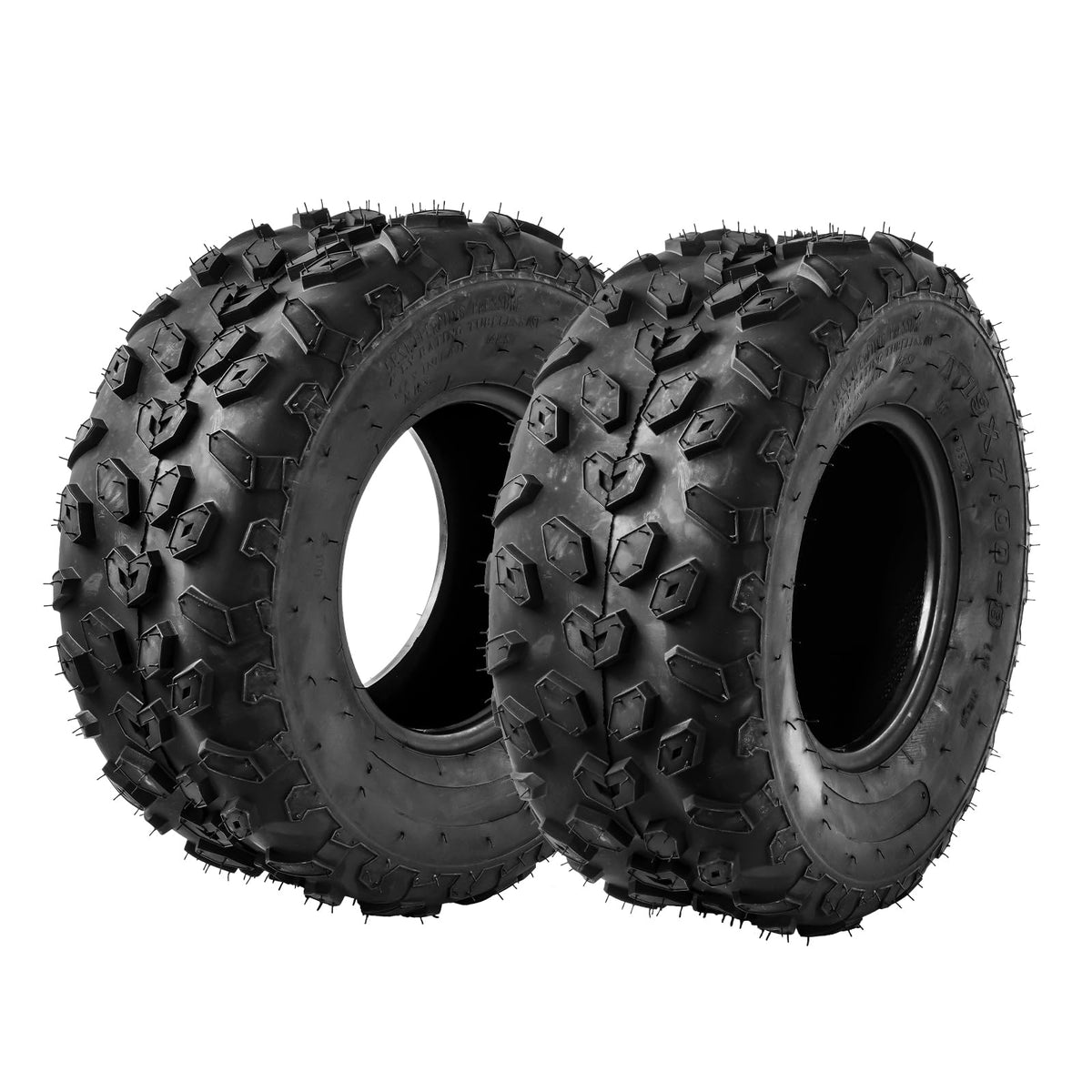 ATV UTV All-Terrain Tires 19x7-8 Set 2 Z742013