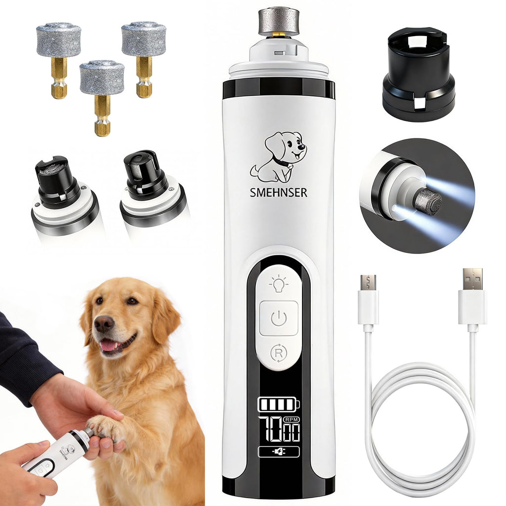 Dog Nail Grinder with LED Light S8194