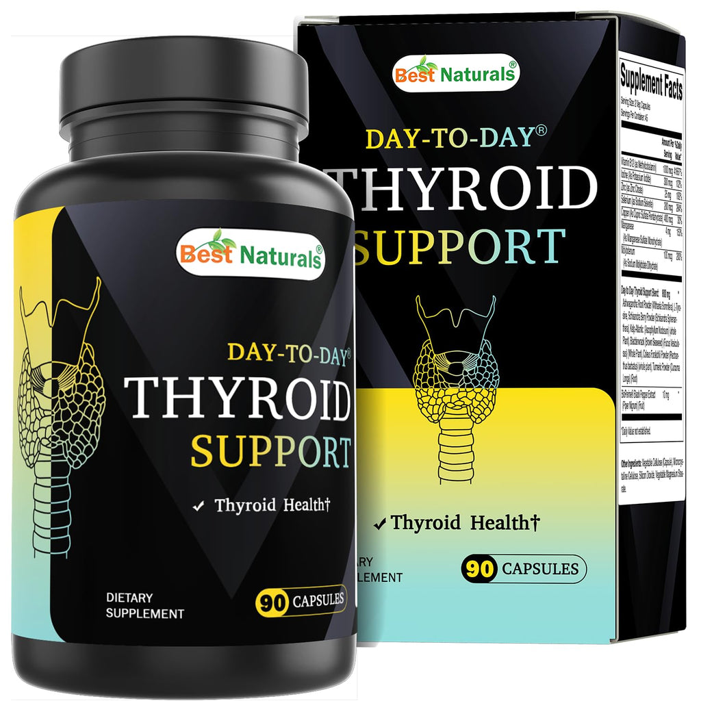 90 Vegetable Capsules Thyroid Support Supplement Y979