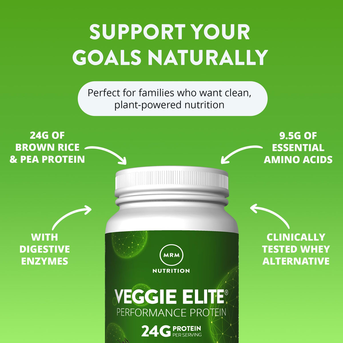 Vegan Vanilla Bean Protein 30 Servings H660