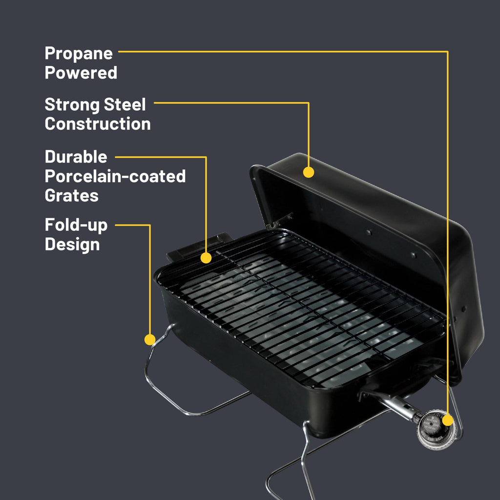 Portable 1-Burner Propane Gas Grill W764