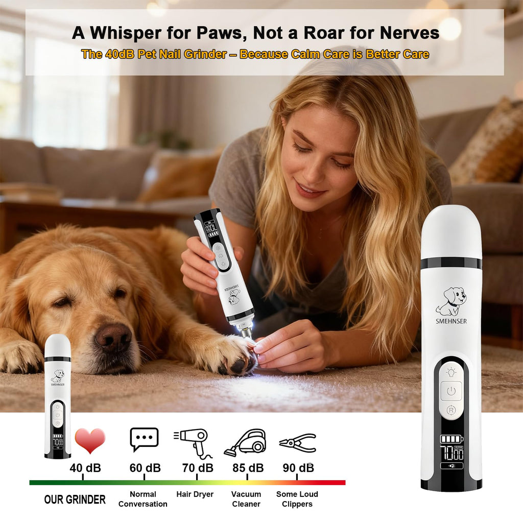 Dog Nail Grinder with LED Light S8194