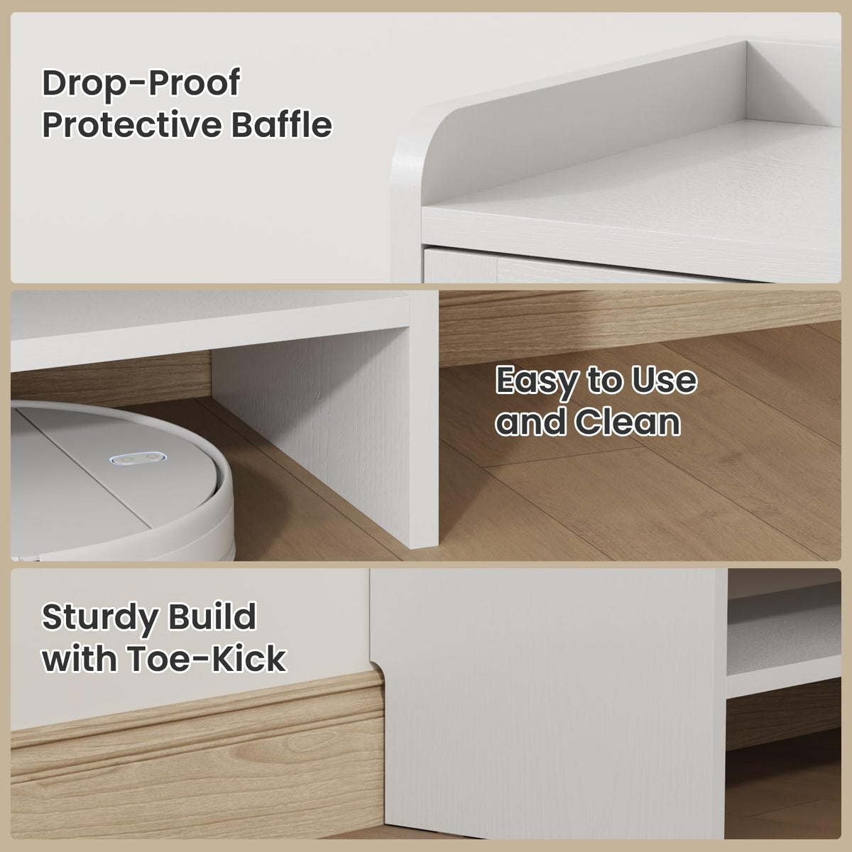 White 5-Tier Shoe Storage Cabinet T4795