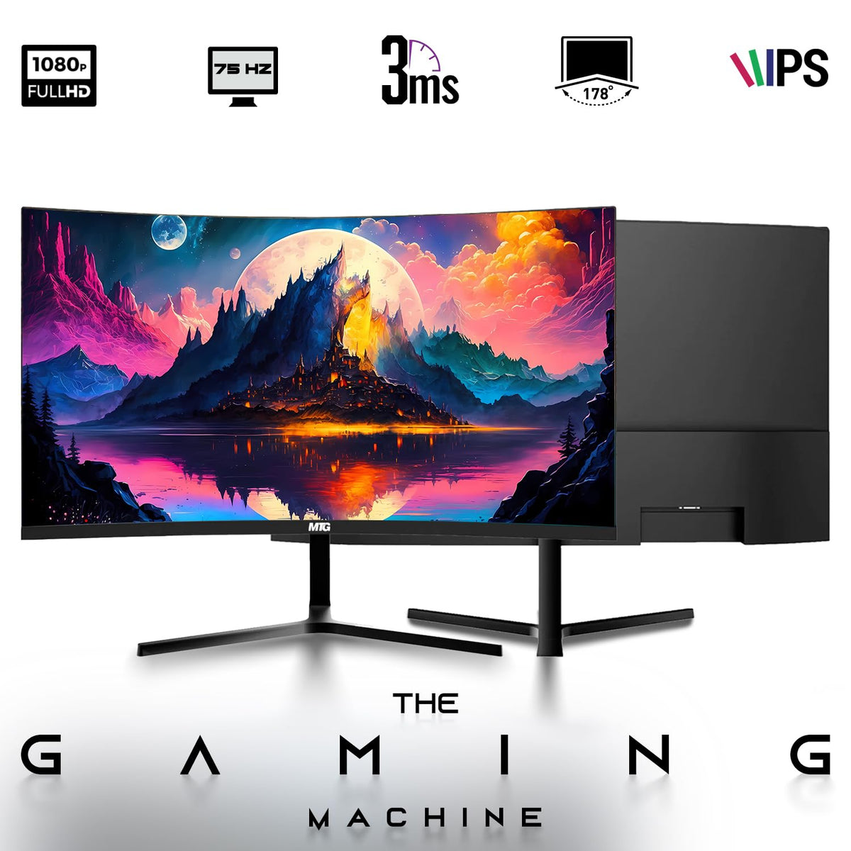 Gaming Tower PC, i5 8th Gen, 16GB RAM, 256GB Nvme E7840