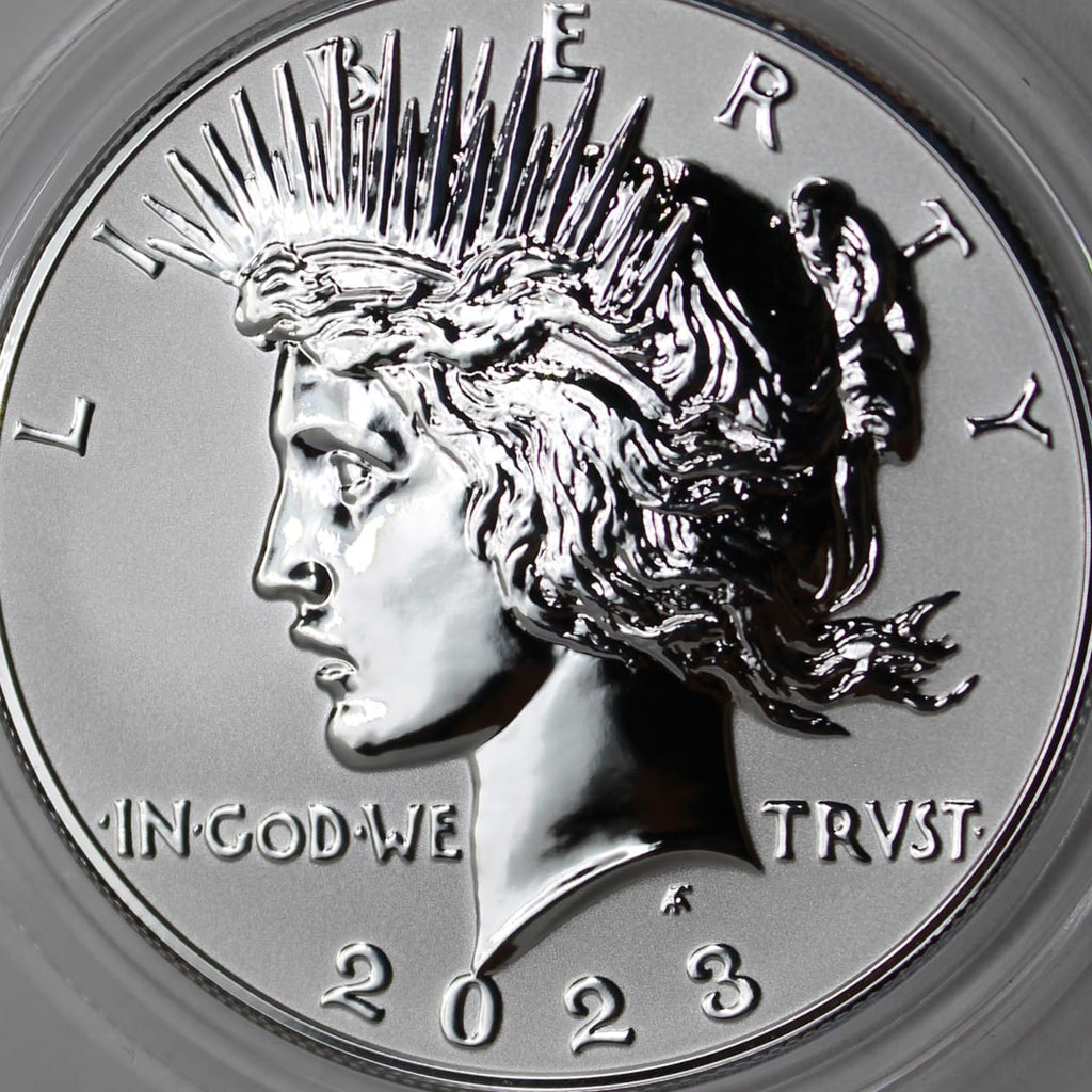 American Proof Silver Morgan and Peace $1 I269