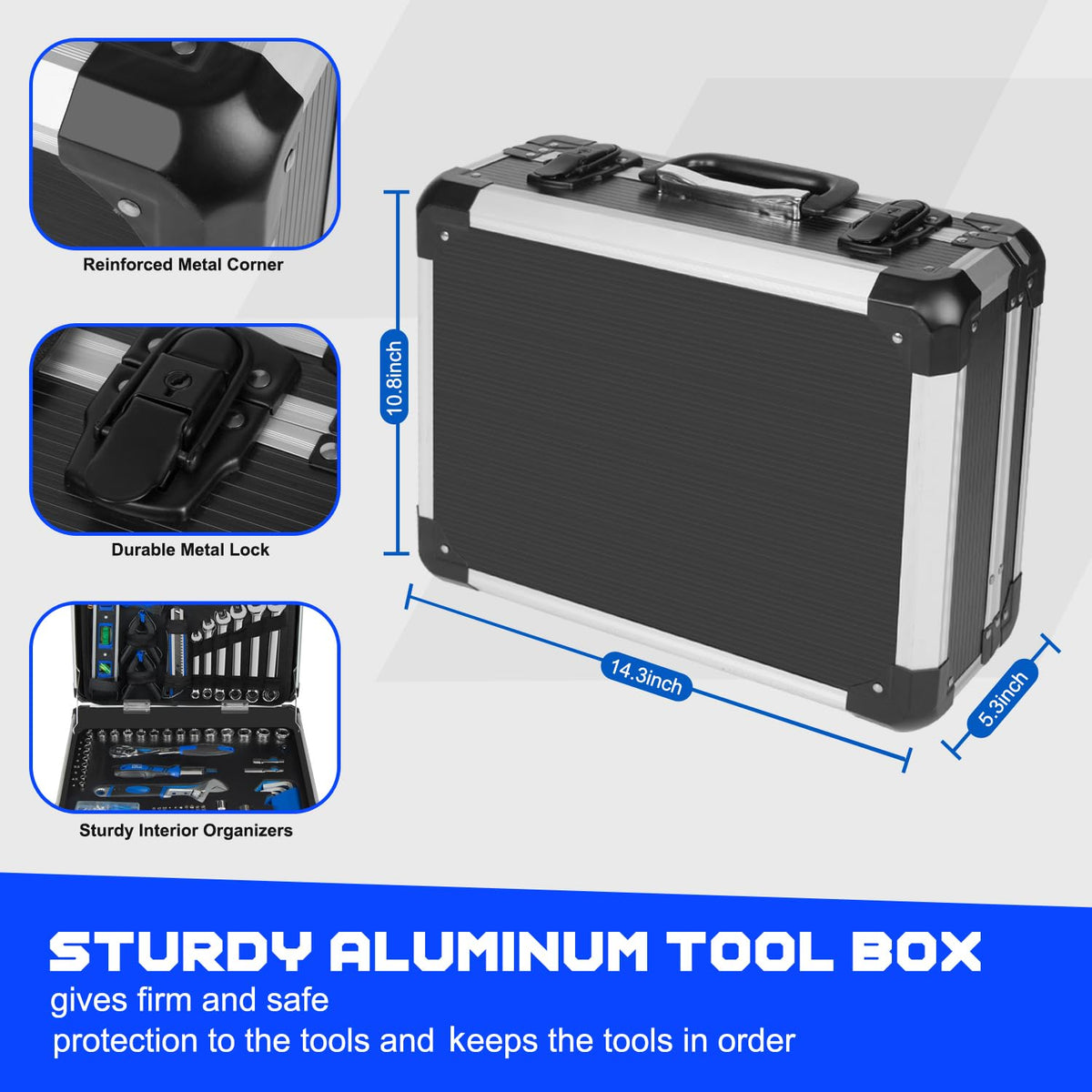 259-Piece Household and Mechanic's Tool Set R978