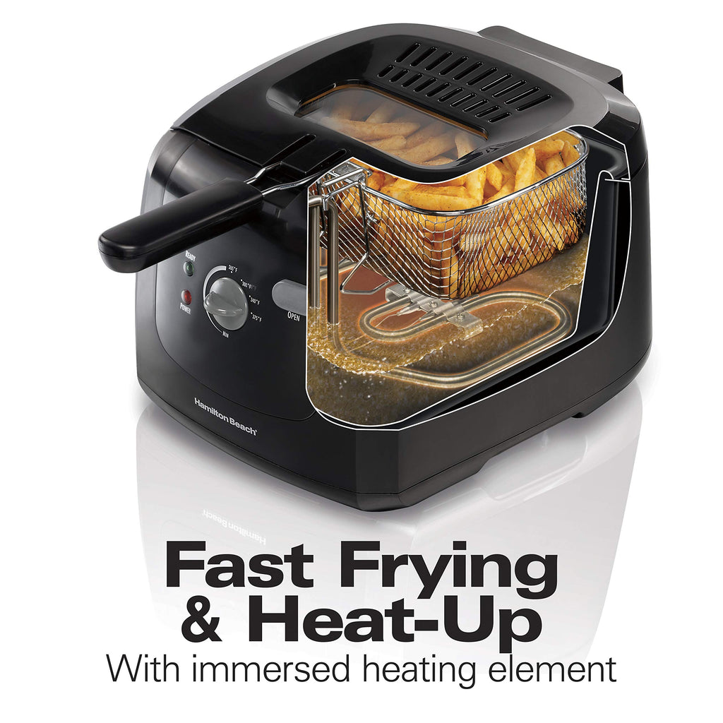 Cool Touch Electric Deep Fryer with Basket V117