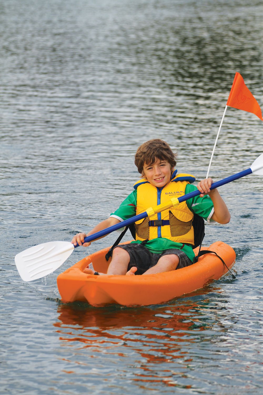 Blue & White Kids Kayak Paddle 152 cm V33670