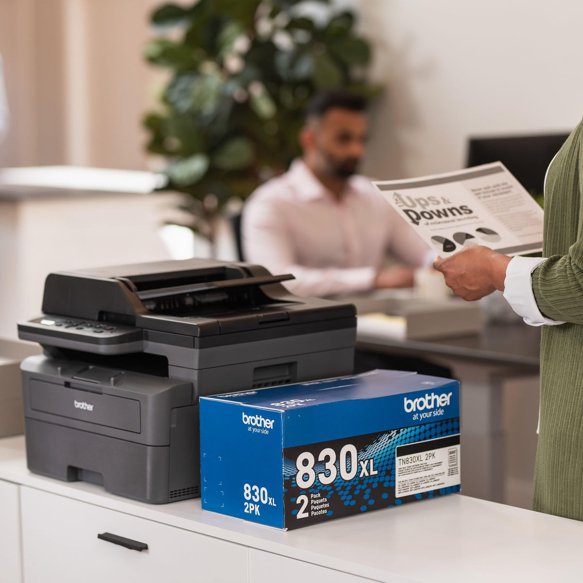 Wireless Compact Monochrome Multi-Function Printer G8896