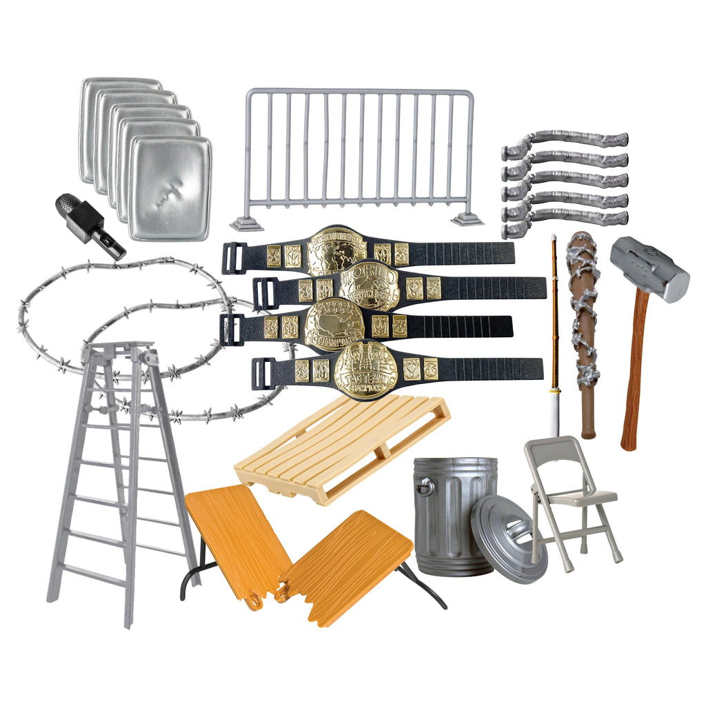 26 Piece Accessory Set for Wrestling Action Figures G103