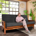 6-Inch Memory Foam Futon Mattress with Removable Cover D532077